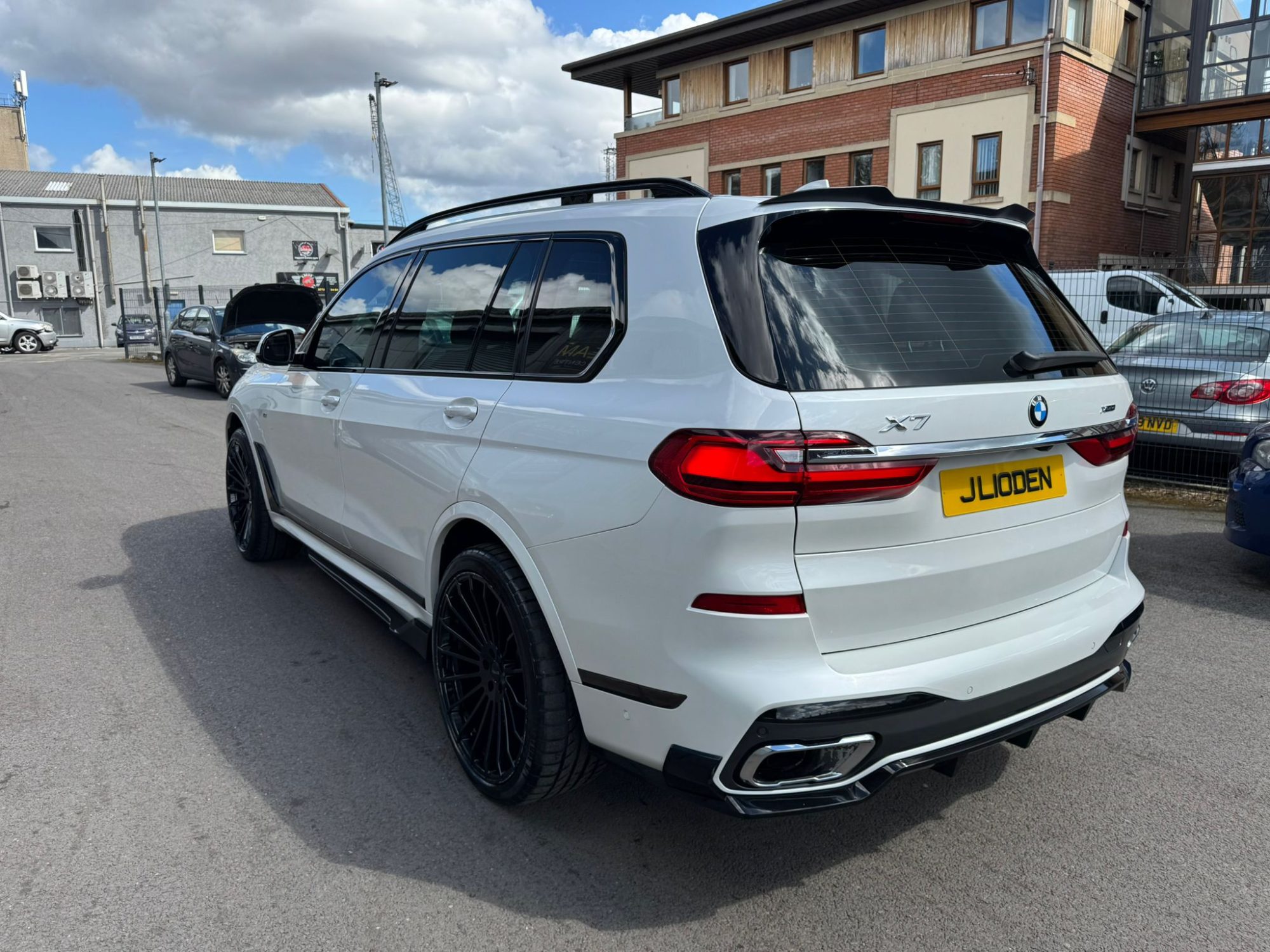 BMW X7 after a full exterior detail at TJC Detailing & Valeting in Belfast