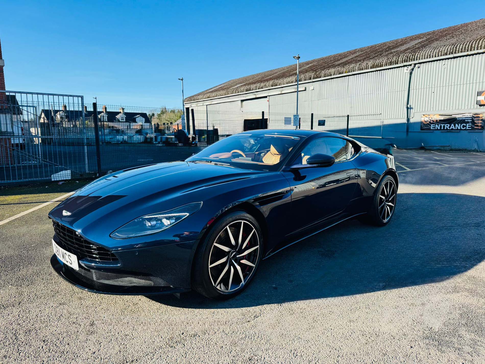 Aston Martin after detailing at TJC Detailing & Valeting in Belfast