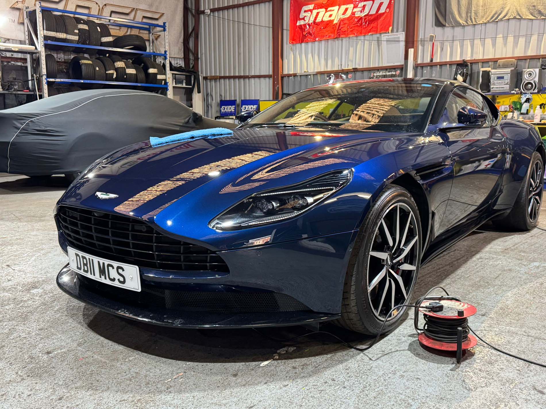 Aston Martin after paint correction at TJC Detailing & Valeting in Belfast
