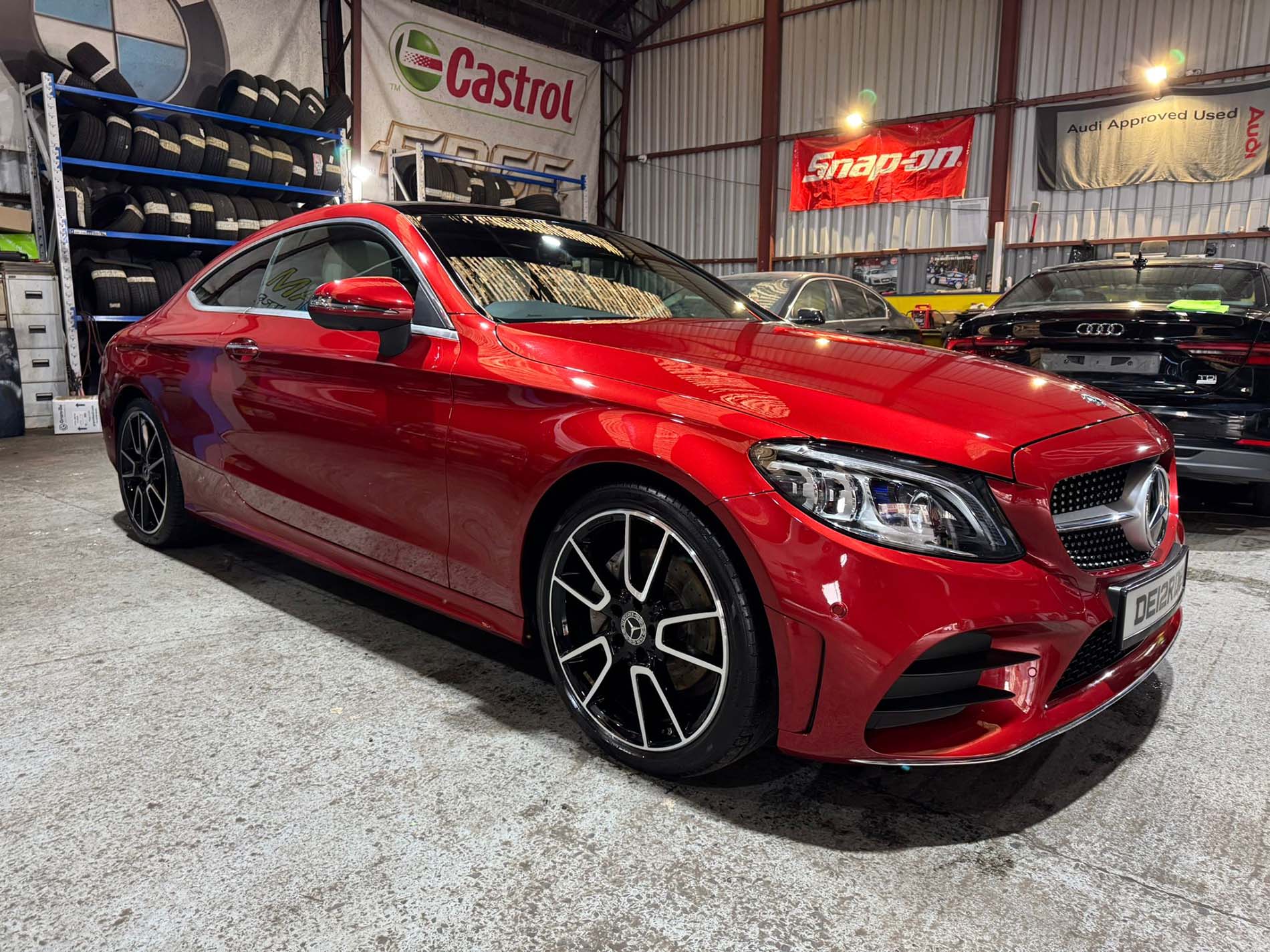 Mercedes after a full detail at TJC Detailing & Valeting in Belfast