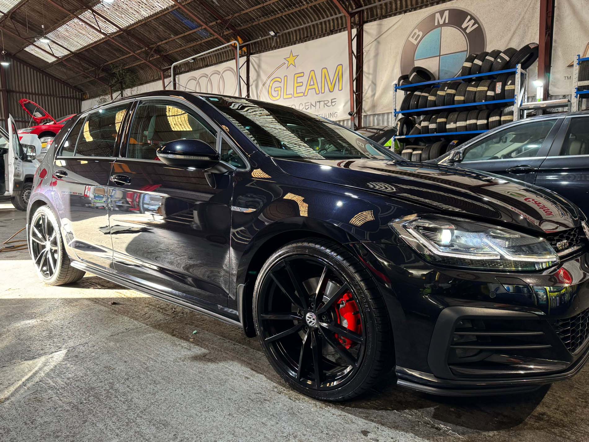 Volkswagen Golf after machine polishing at TJC Detailing & Valeting in Belfast