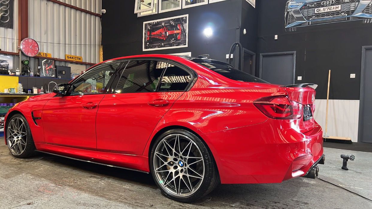 BMW after a machine polish at TJC Detailing & Valeting in Belfast