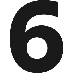 six (1) 6